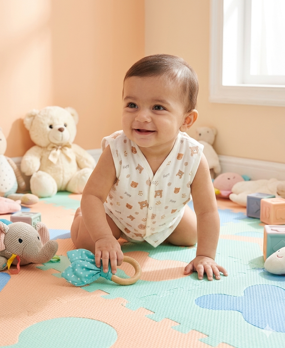 Organic Muslin Jabla for Newborns: The #1 Baby Essential Everny ITnidtliea-no nPlayrent NOeregdasnic muslin jabla for newborn baby — best Indian baby clothing Maa Toddlers