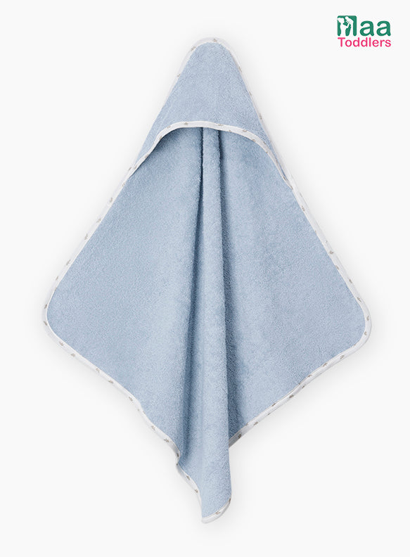 Baby Terry Hodded Towel Blue