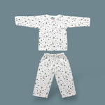 organic muslin Co-Ord Set for newborn  Deer Trees maa toddlers