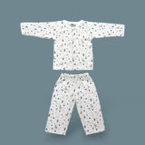 organic muslin Co-Ord Set for newborn  Deer Trees maa toddlers