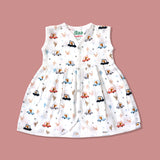 Organic Muslin Baby Girl Frock 0-24M | Giraffe Road Trip
