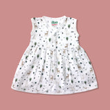 Organic muslin sleeveless baby girl frock 0-24 months – Deer and Trees print – Maa
Toddlers India