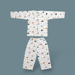 organic muslin Co-Ord Set for newborn  Giraffe RoadTrip maa toddlers
