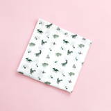 Happy Dinos muslin swaddle wrap for newborn organic cotton maa toddlers