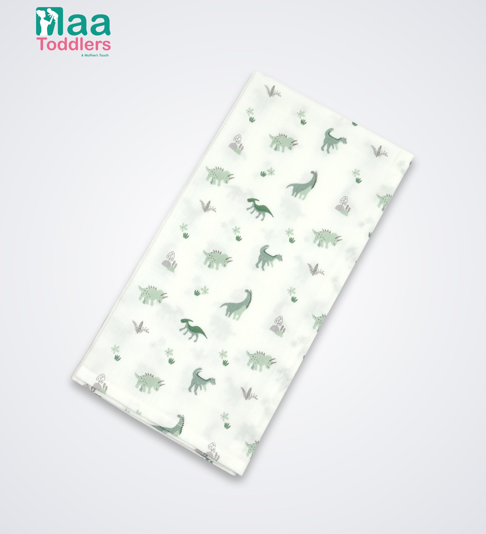 Oraganic Muslin Towel Baby Happy Dinos maa toddlers 
