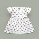 Happy Hey design Muslin cotton frock for baby girl 0-24 months maa toddlers