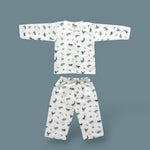 organic muslin Co-Ord Set for newborn  Happy Dinos maa toddlers