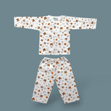 organic muslin Co-Ord Set for newborn  Happy Panda maa toddlers