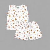 organic muslin Jabla with Shorts for newborn Happy Panda maa toddlers 