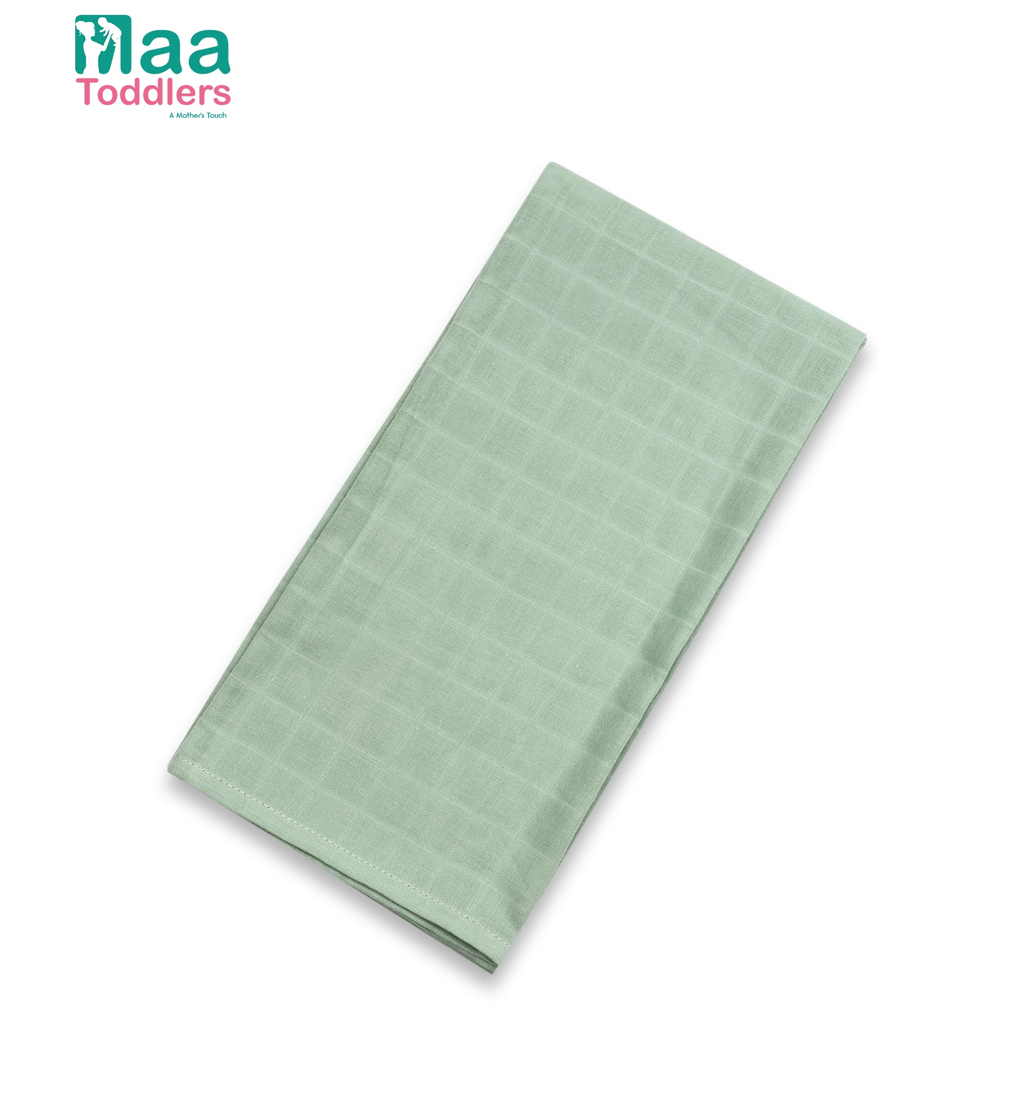 Oraganic Muslin TowelSage Green Color Color maa toddlers 
