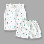 organic muslin Jabla with Shorts for newborn PastelChritmas maa toddlers 