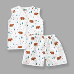 organic muslin Jabla with Shorts for newborn SnowBear maa toddlers 