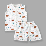 organic muslin Jabla with Shorts for newborn SnowBear maa toddlers 