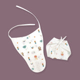 Organic Muslin Nappies for Newborn Baby | Teddy Clouds
