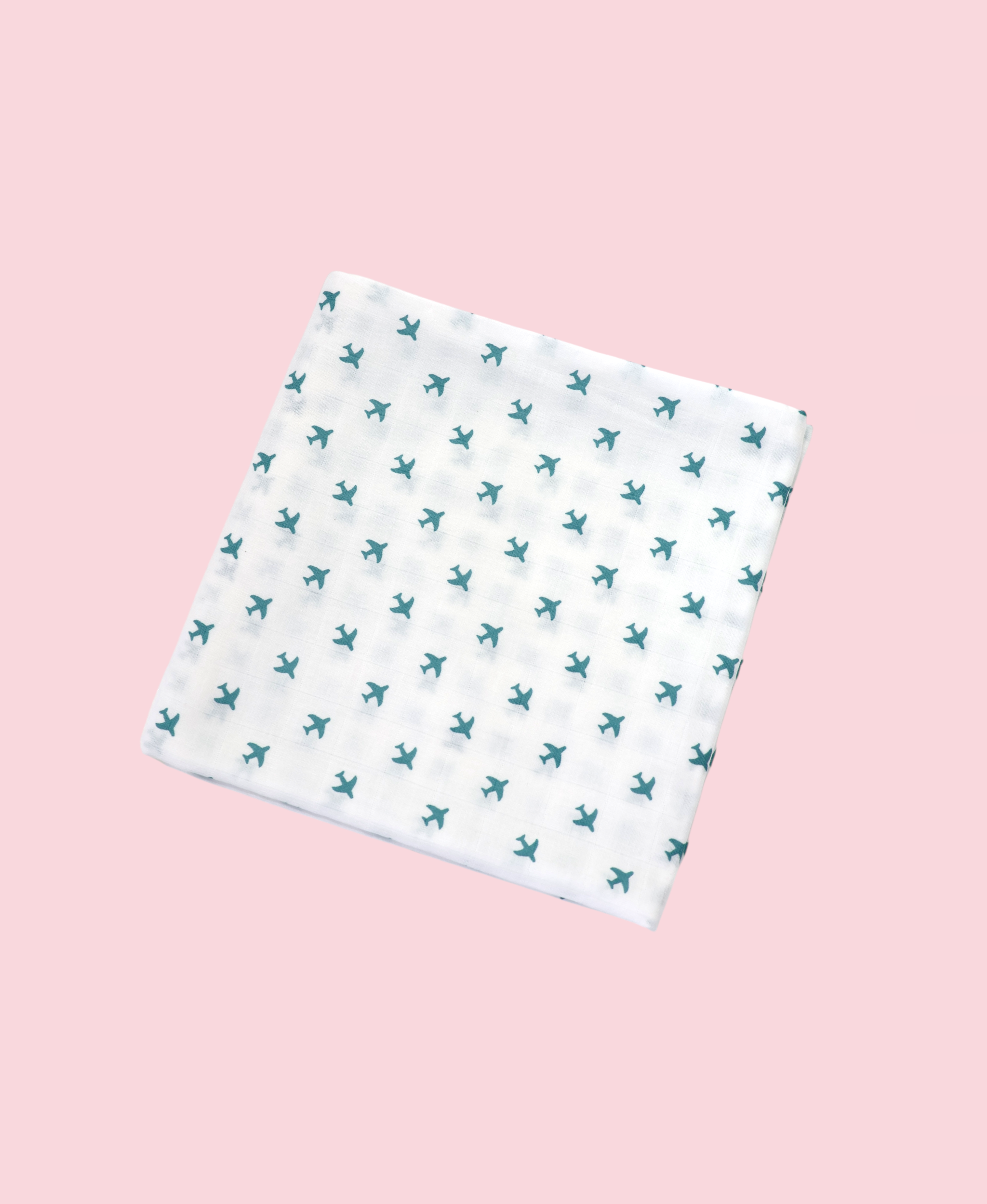 Tiny Plane muslin swaddle wrap for newborn organic cotton maa toddlers