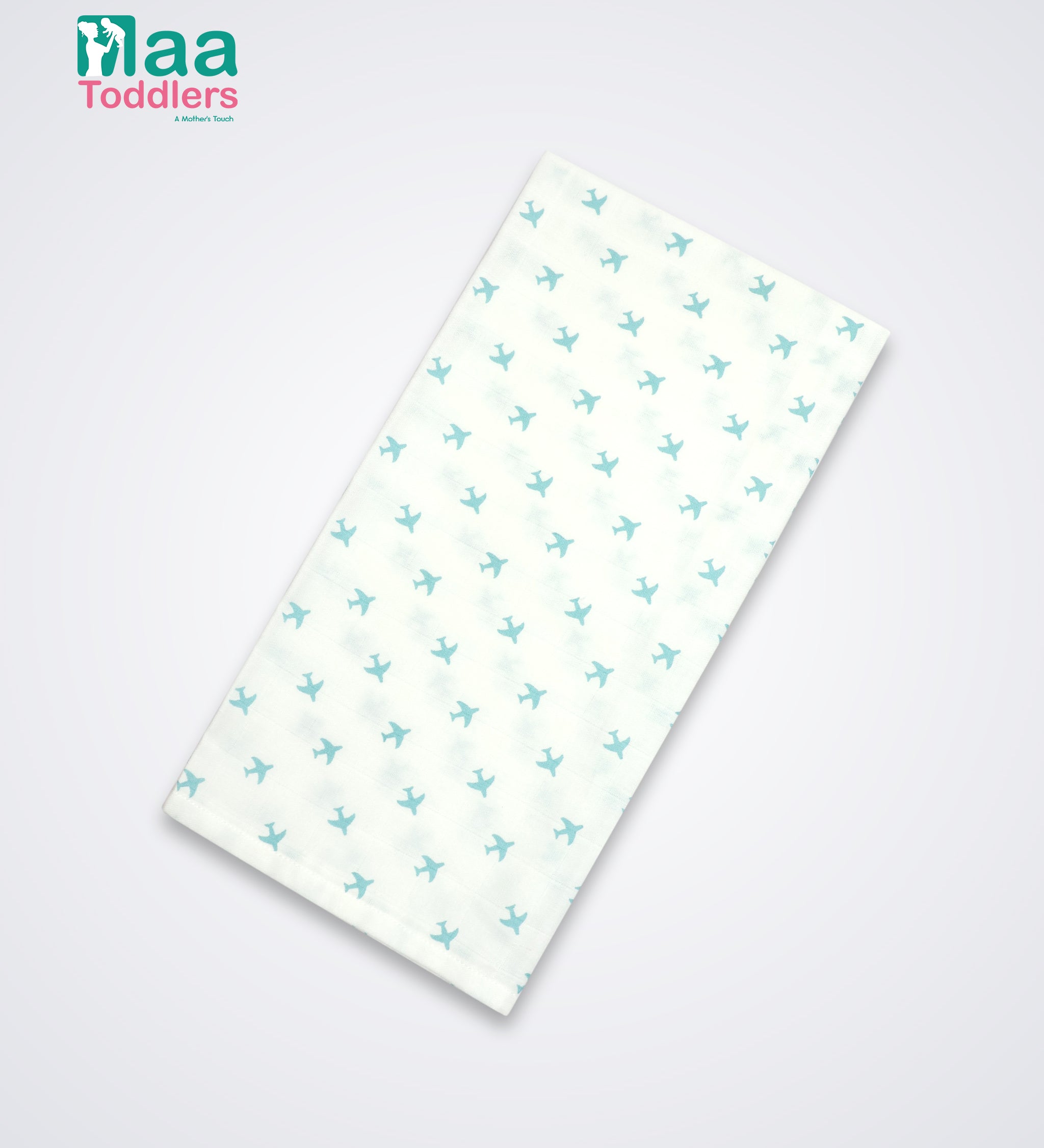 Oraganic Muslin Towel Baby TinyPlane maa toddlers 
