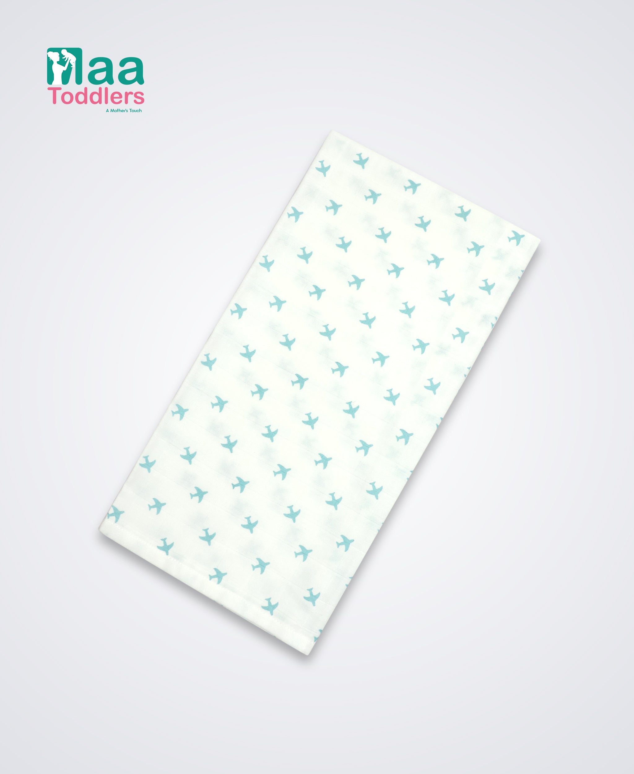 Oraganic Muslin Towel Baby TinyPlane maa toddlers 
