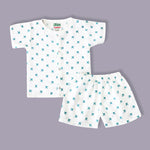 organic muslin Shirt with shorts set for baby Tiny Plane print maa toddlers