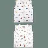 Organic Muslin Jabla 2 Combo 01