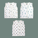 Organic Muslin Jabla 3 Combo 01