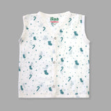 Organic Muslin Jabla for 0-12M | Pastel Christmas
