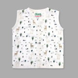 Organic Muslin Jabla for 0-12M | Deer & Trees