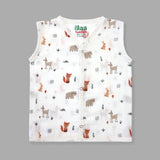 Organic Muslin Jabla for 0-12M | Jungle Friends