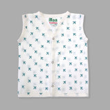 Organic Muslin Jabla for 0-12M | Tiny Plane