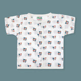 Organic Muslin Baby Shirt for 0-24 M | Happy Hey