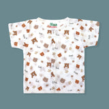 Organic Muslin Baby Shirt for 0-24 M | Happy Pandas